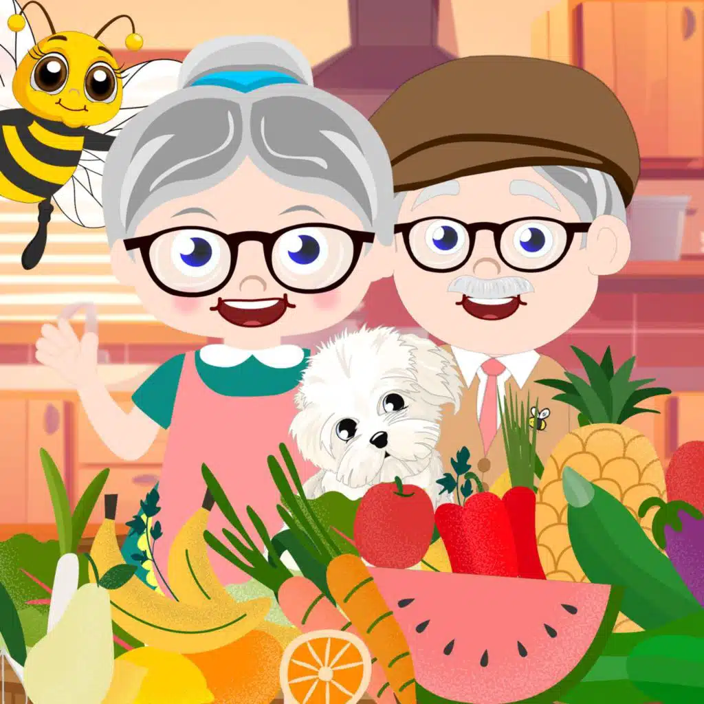 Eating Healthy Food with Mrs. Honeybee