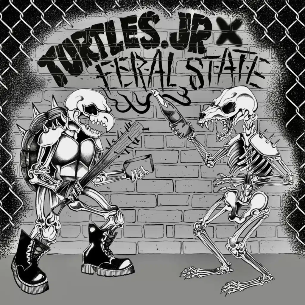 Split Album Turtles Jr X Feral State (LIVE)