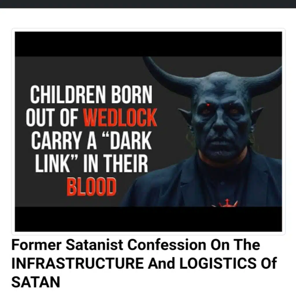 Former Satanist Confession On The INFRASTRUCTURE And LOGISTICS Of SATAN
