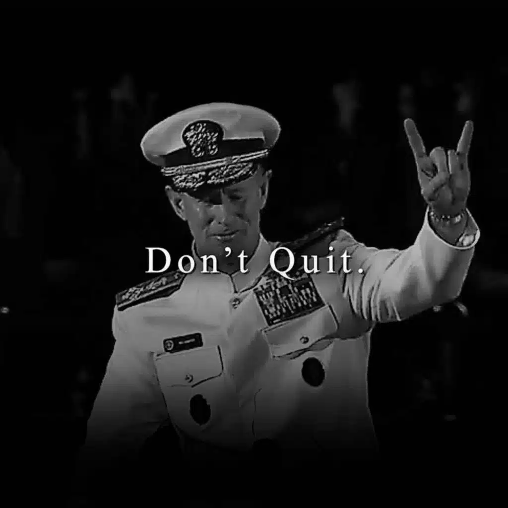 DON'T QUIT - Admiral McRaven Leaves the Audience SPEECHLESS (Motivational Speech)