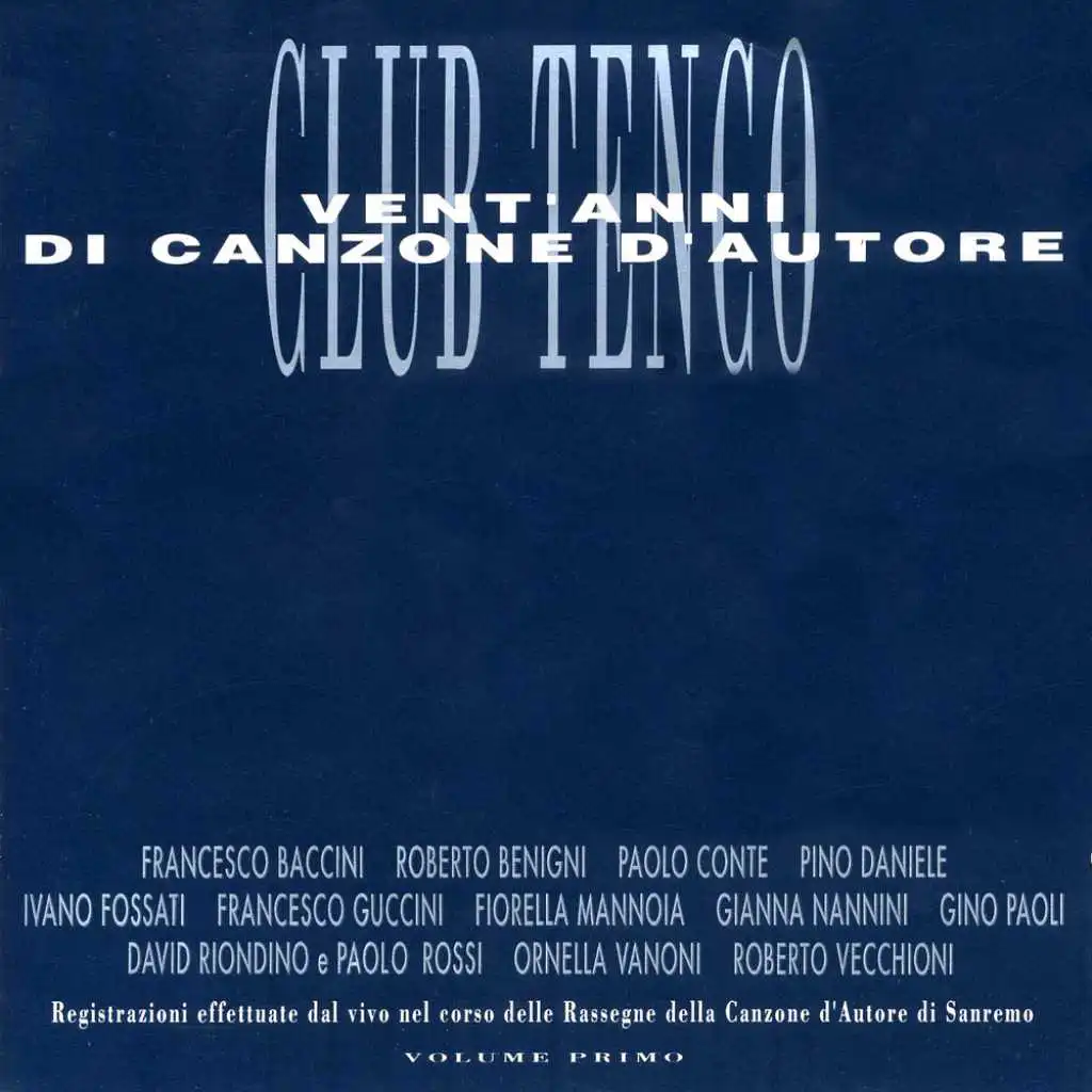 Vent'anni di canzone d'autore (Volume 1)