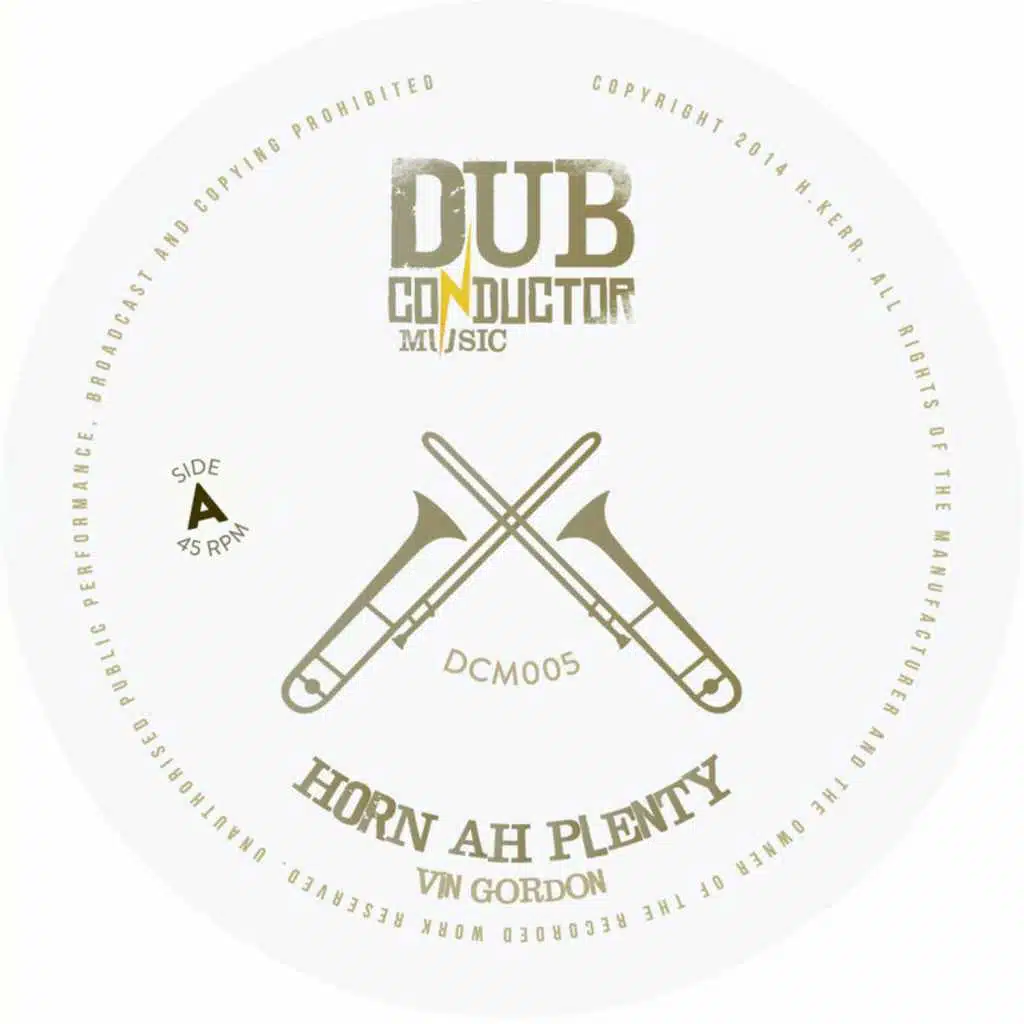 Dub Ah Plenty (feat. Vin Gordon)