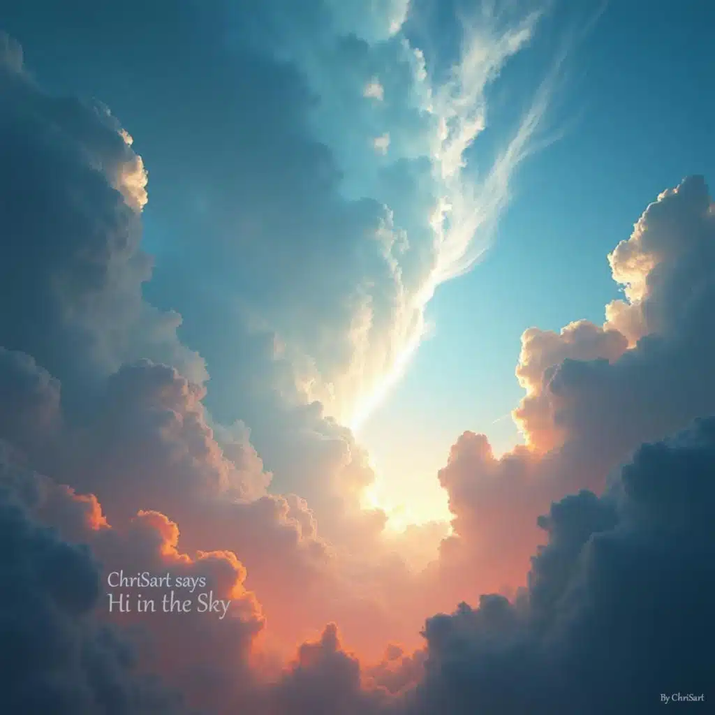 Chrisart Says Hi in the Sky