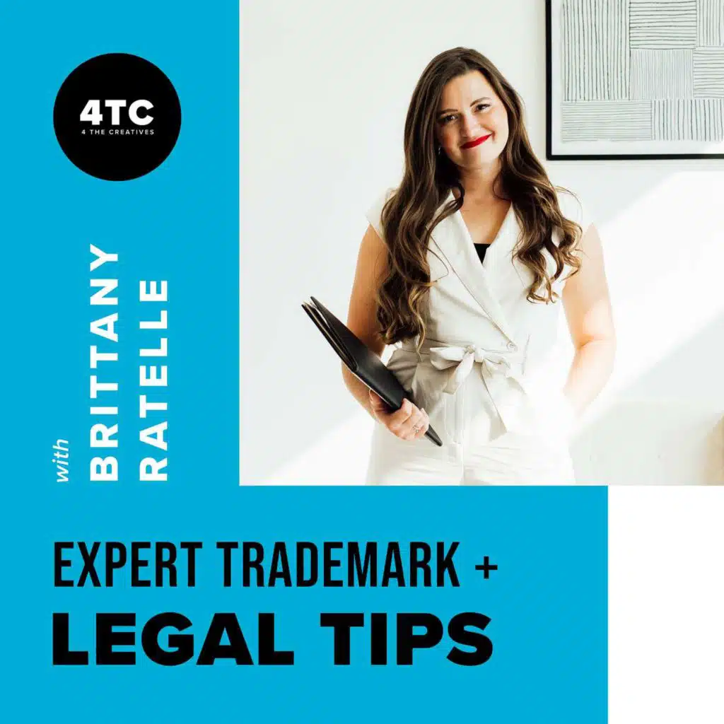 Ep 9: Expert Legal + Trademark Tips for Designers with Brittany Ratelle