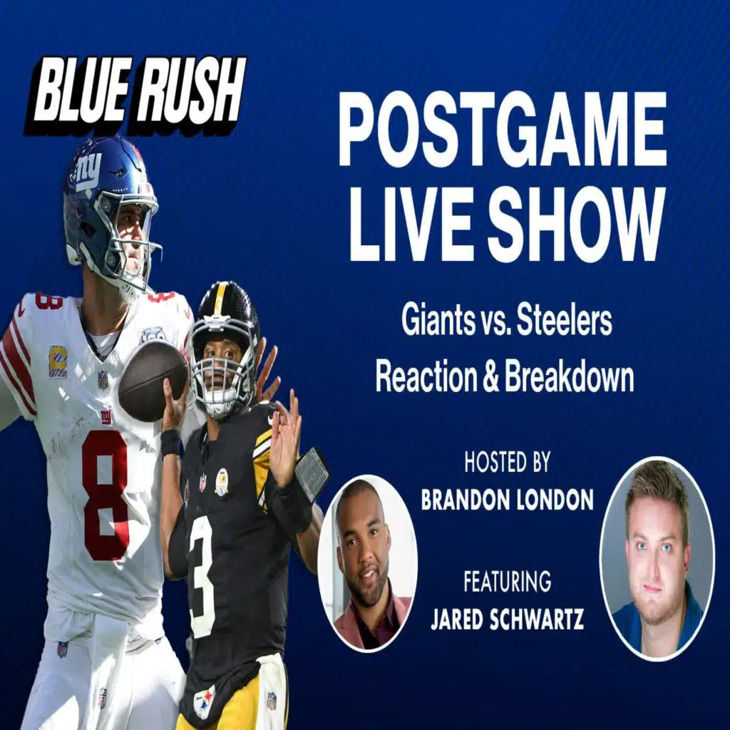 Giants vs. Steelers Week 8 Postgame Live