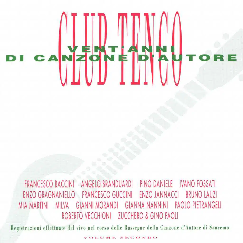 Vent'anni di canzone d'autore (Volume 2)
