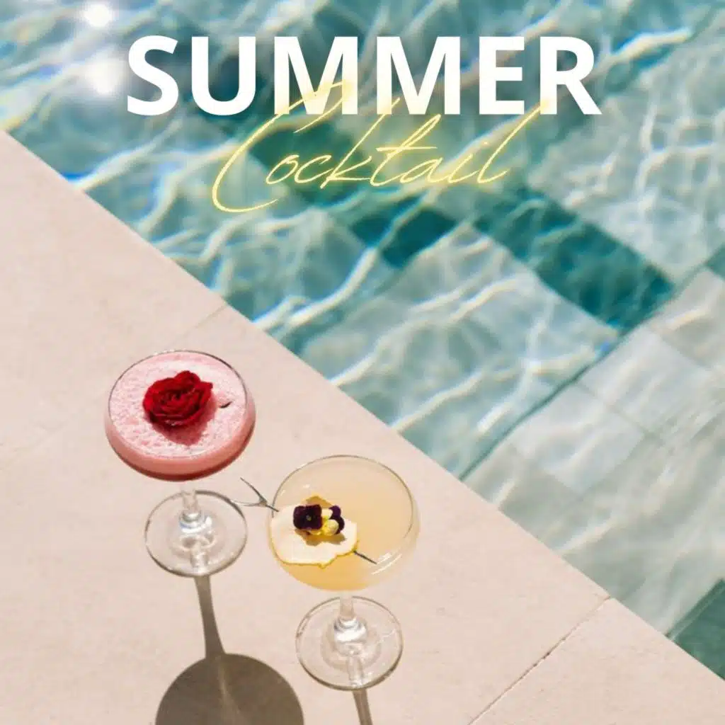 Summer Cocktail: Enjoy a Nice Cocktail at Sunset with Our Choice of Bossa Nova Music in the Background