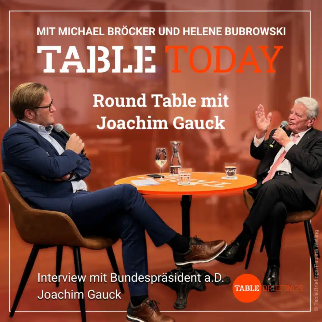 Round Table mit Joachim Gauck