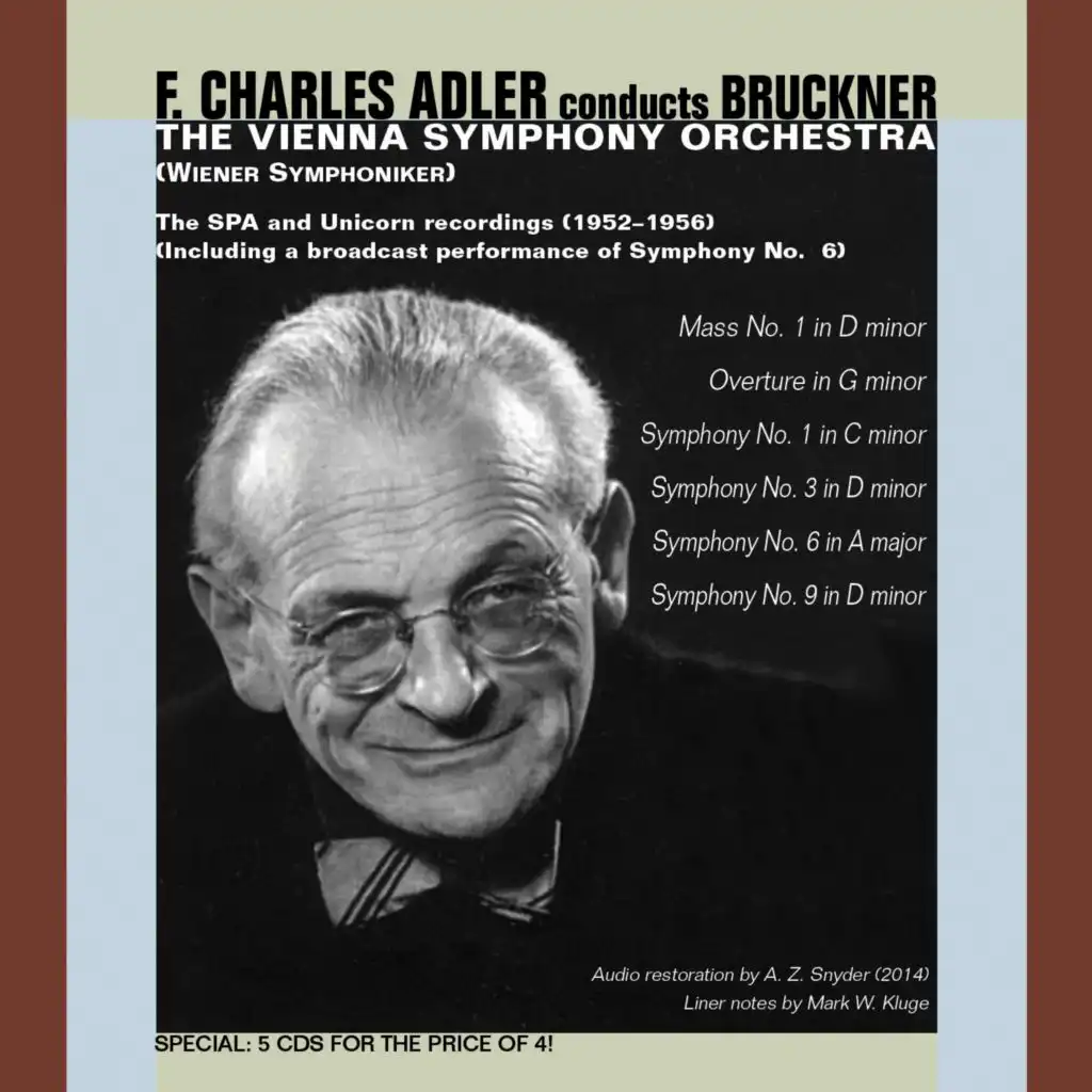 Wiener Symphoniker & F. Charles Adler