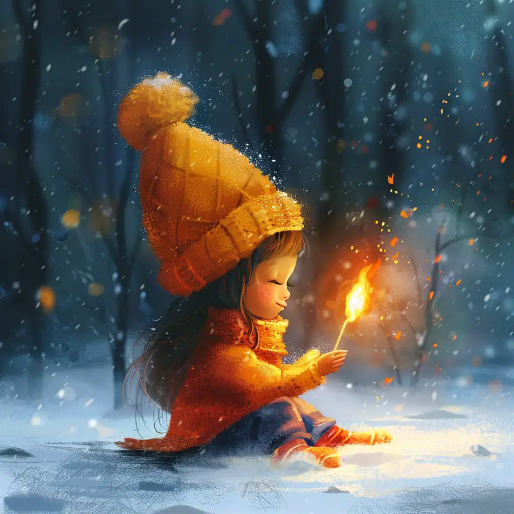 الفتاة بائعة الكبريت丨قصص أندرسن