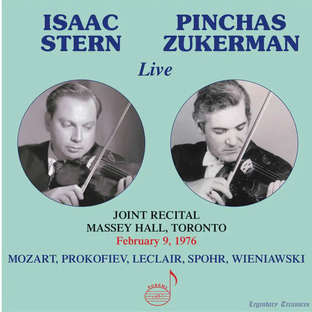 Pinchas Zukerman;Isaac Stern