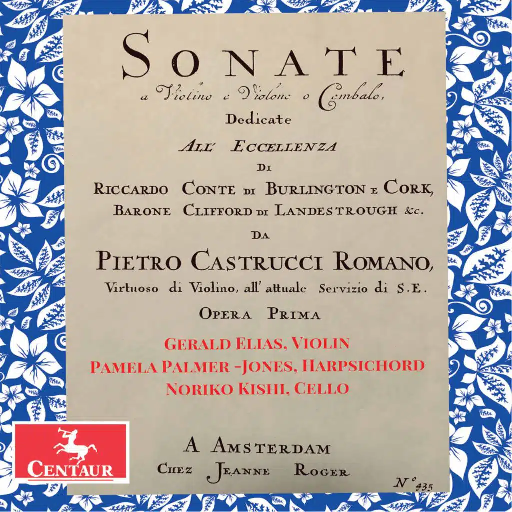 Violin Sonata in C Major, Op. 1 No. 4: IV. Allegro
