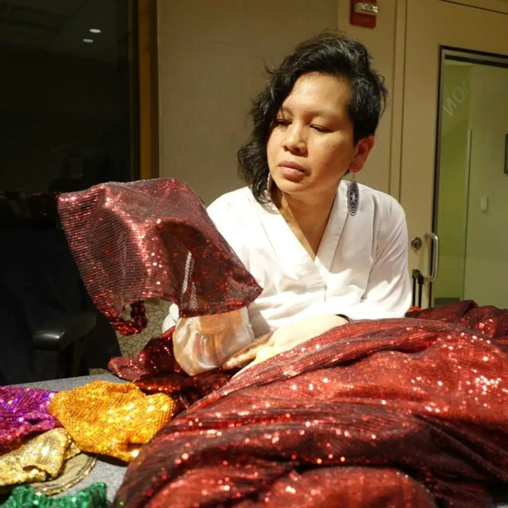 The Blue Suit: Red Chador