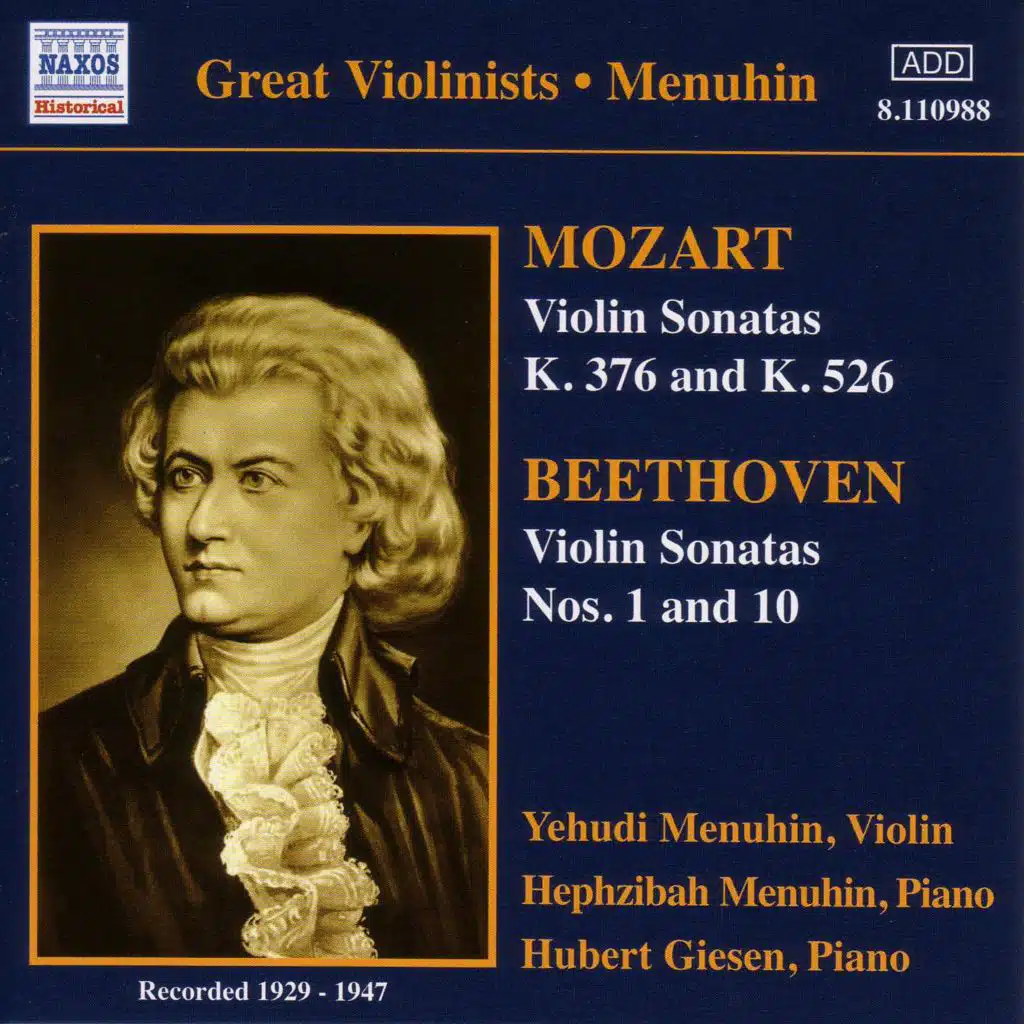 Mozart / Beethoven: Violin Sonatas (Menuhin) (1929-1947)