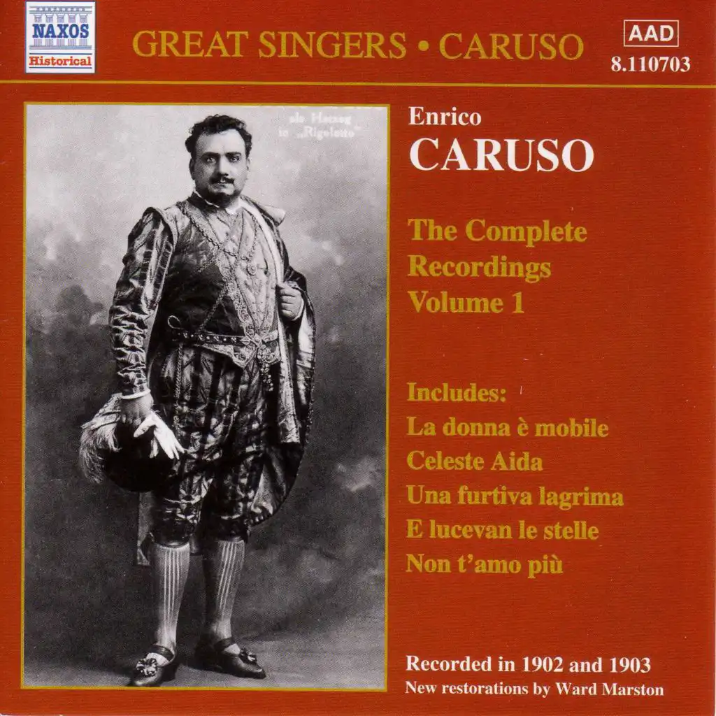 Caruso, Enrico: Complete Recordings, Vol.  1 (1902-1903)