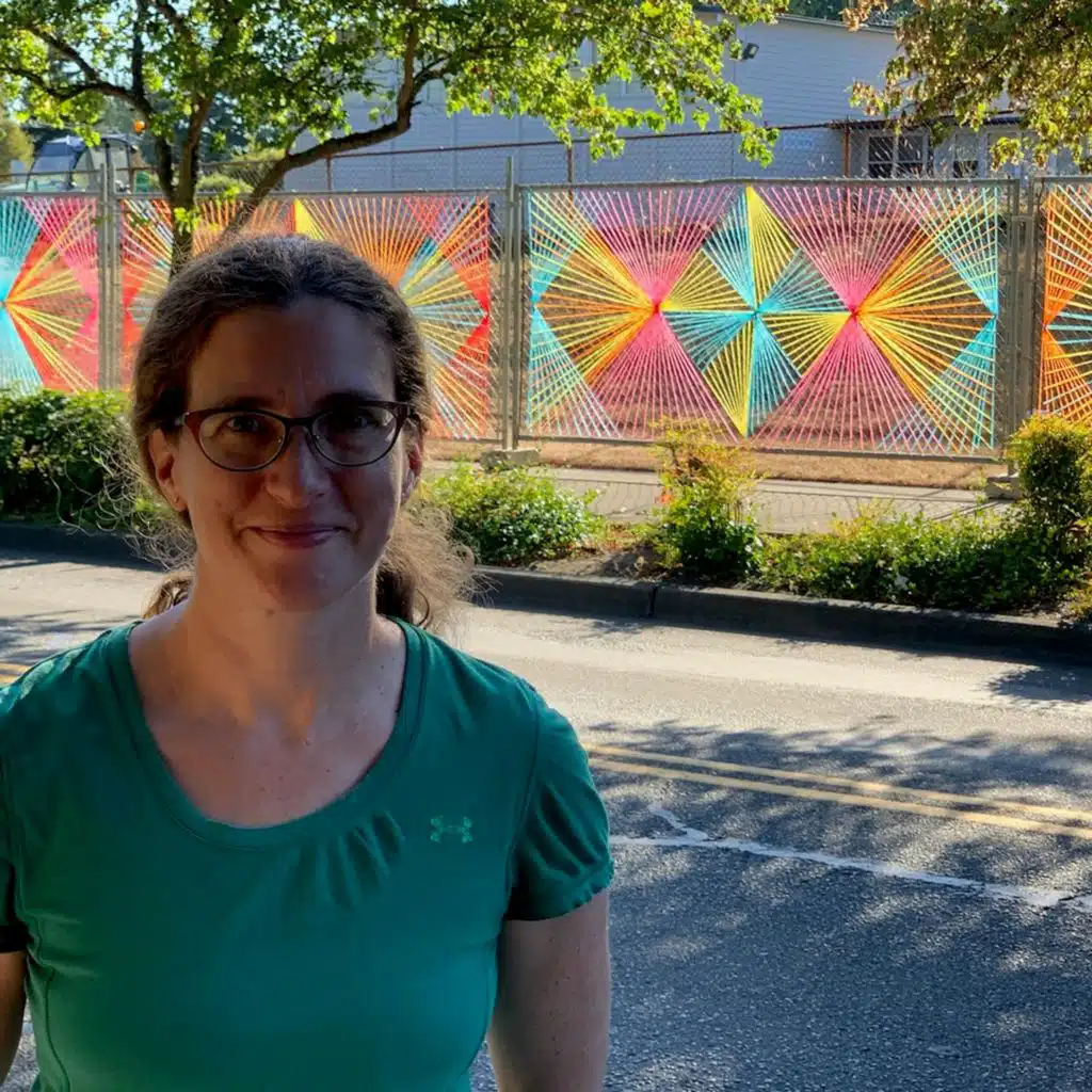 'I wanted to make them prettier': one artist's yarn lends color to south King County