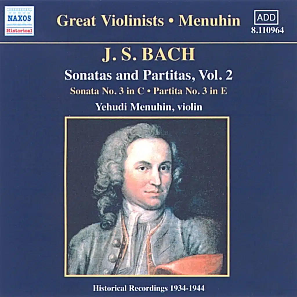 Bach, J.S.: Sonatas and Partitas (Menuhin) (1934-1944)