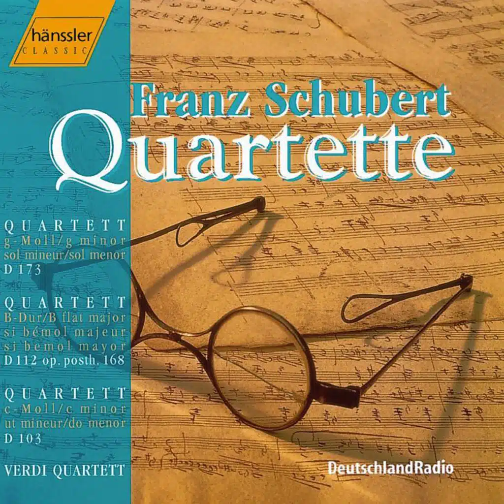 Schubert: String Quartets Nos. 9-10 and D. 103 "Quartettsatz"