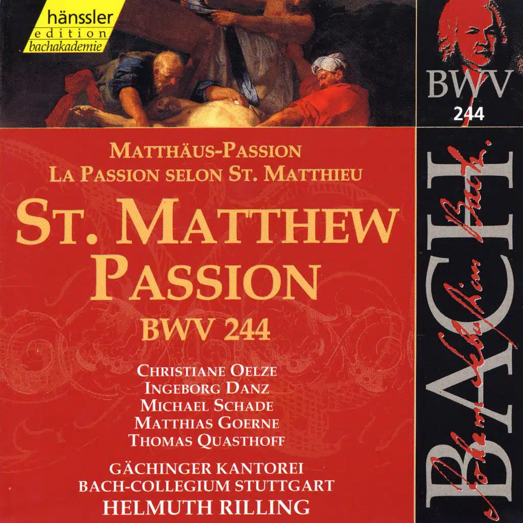St. Matthew Passion, BWV 244: Recitative. Du lieber Heiland du (Soprano)
