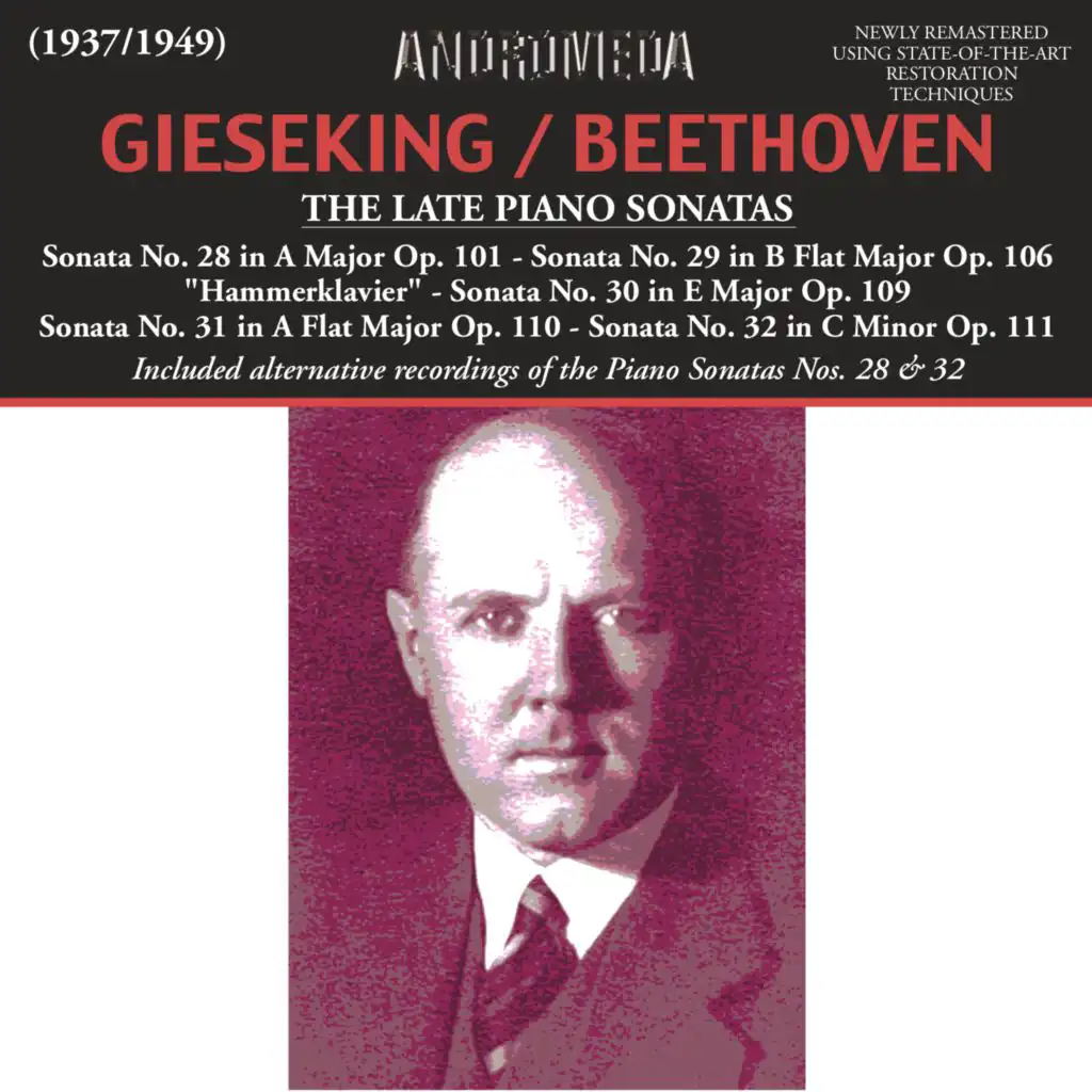Piano Sonata No. 28 in A Major, Op. 101: I. Etwas lebhaft und mit der innigsten Empfindung