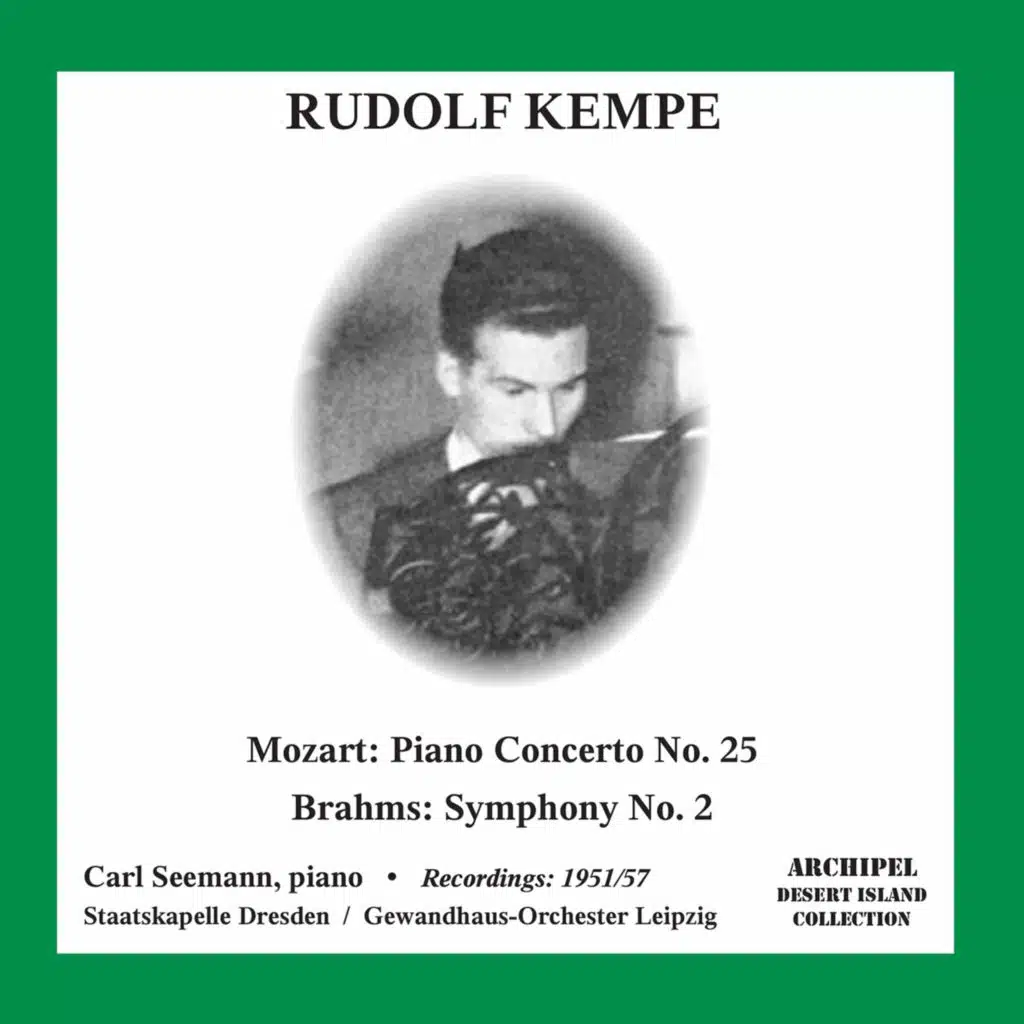 Mozart: Piano Concerto No. 25 in C Major, K. 503 – Brahms: Symphony No. 2 in D Major, Op. 73 (Live)