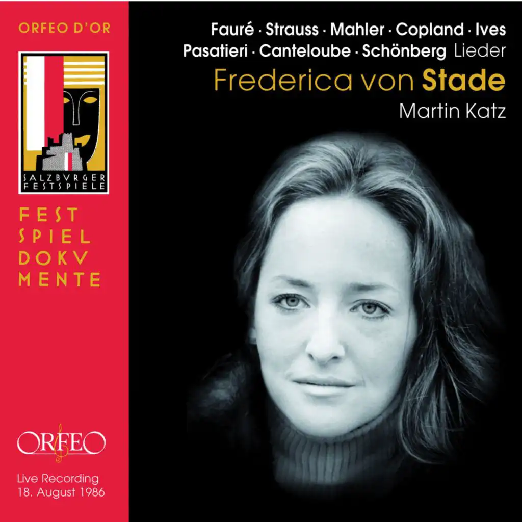 Frederica von Stade, Martin Katz & Erik Satie