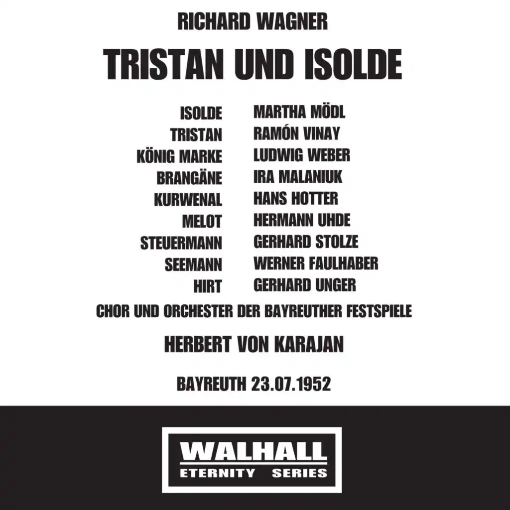 Tristan und Isolde, Act I: Hab acht, Tristan! Botschaft von Isolde (Live)