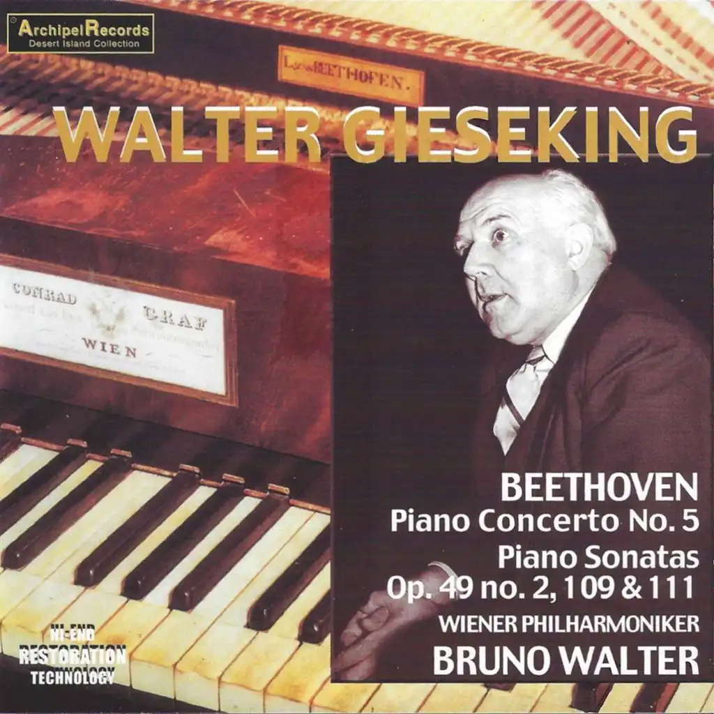 Walter Gieseking, Vienna Philharmonic & Bruno Walter