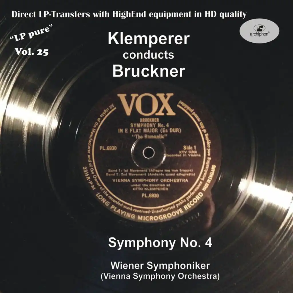 LP Pure, Vol. 25: Klemperer Conducts Bruckner