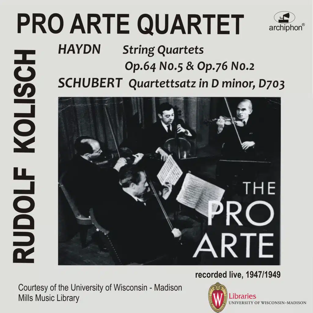 String Quartet No. 53 in D Major, Op. 64 No. 5, Hob. III:63 "Lark": II. Adagio cantabile (Live)