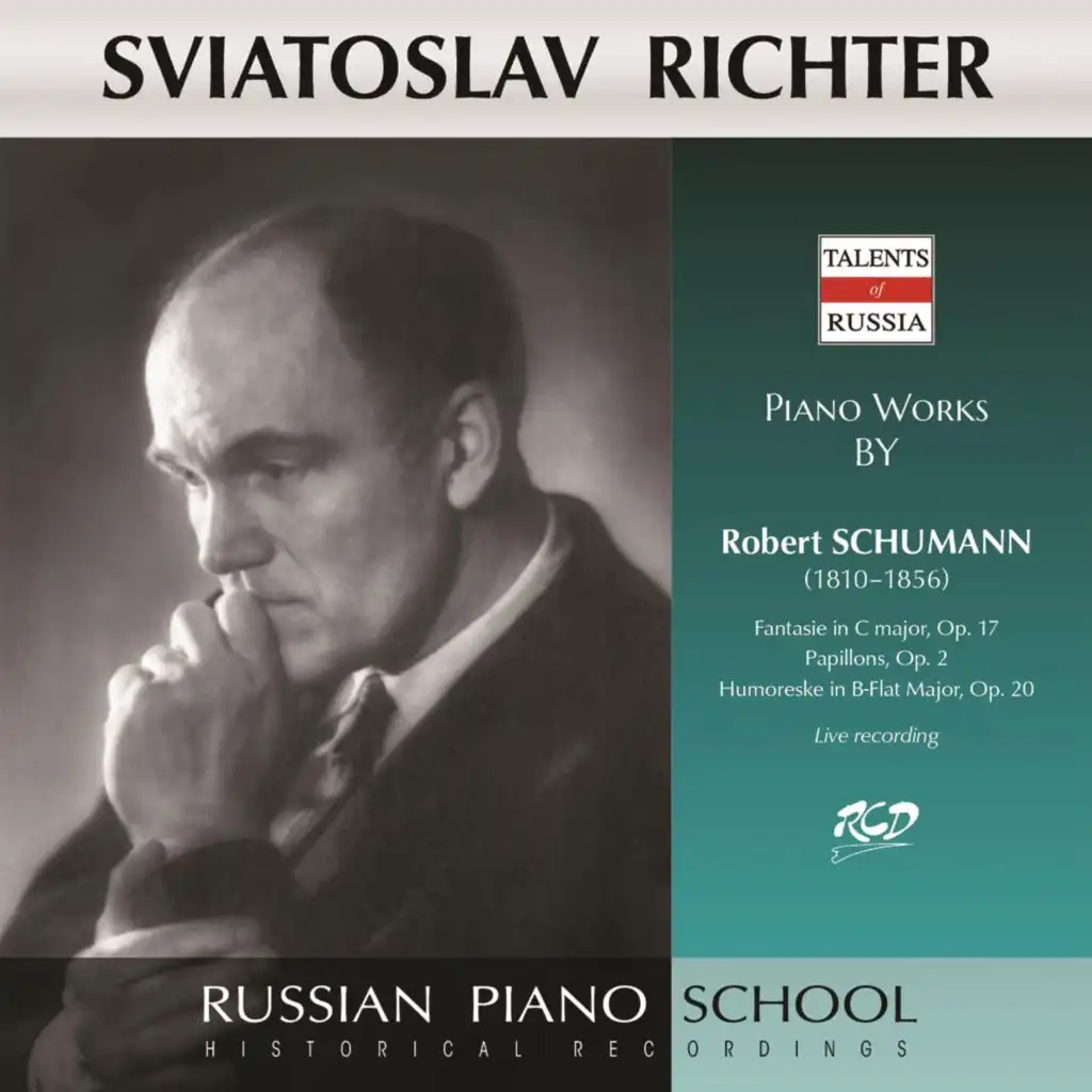 Schumann: Piano Works (Live)