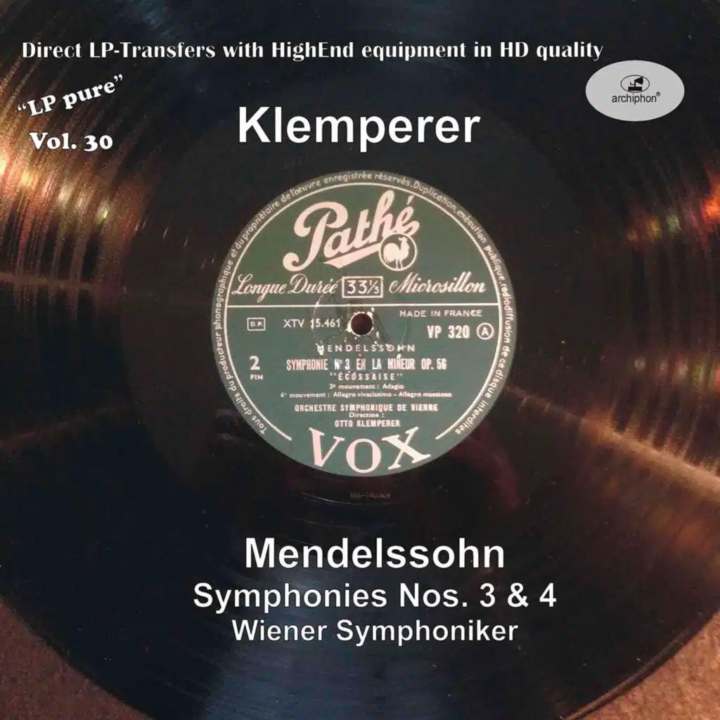 LP Pure, Vol. 30: Klemperer Conducts Mendelssohn
