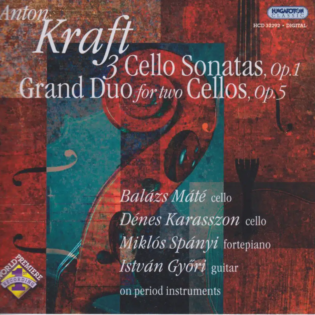 Kraft: Cello Sonatas, Op. 1  / Grand Duo for 2 Cellos, Op. 5