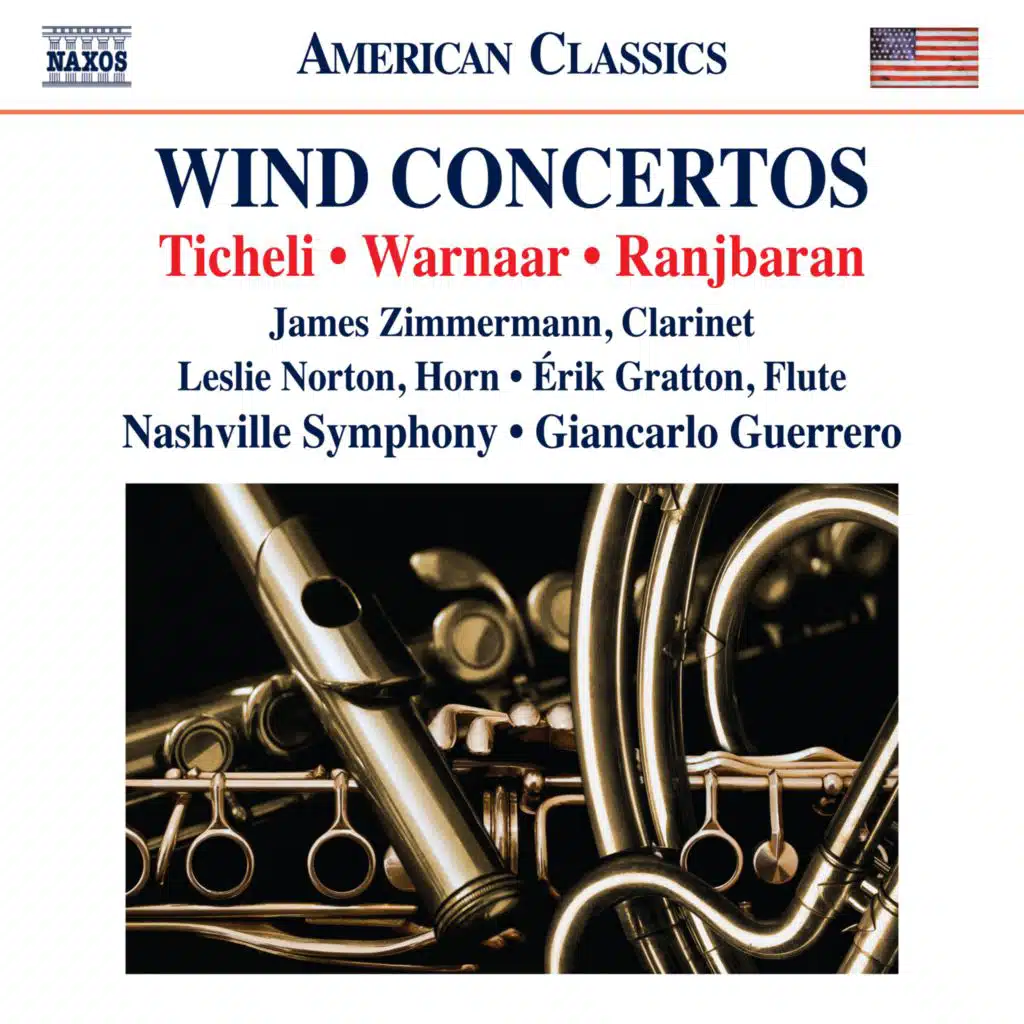 Ticheli, Warnaar & Ranjbaran: Wind Concertos