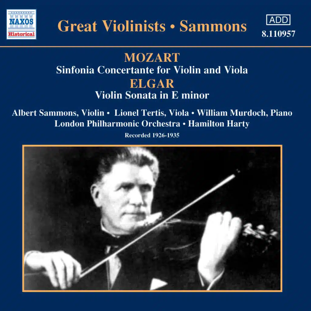 Violin Sonata in E Minor, Op. 82: I. Allegro