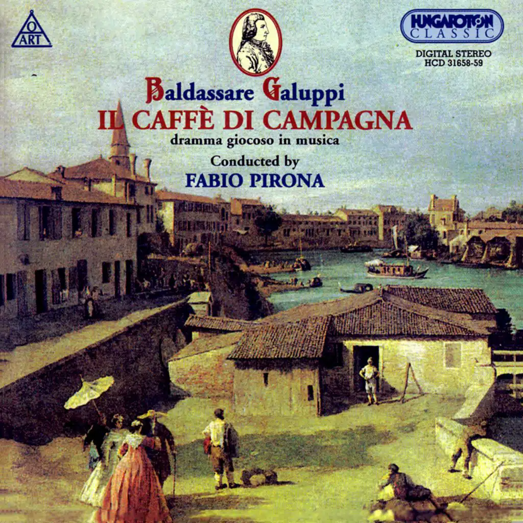 Il caffe di campagna (the Country Cafe), Act I Scene 11: Recitative. Gente del vicinato [Neighbours, help] [Cicala, Lisetta, Caligo]