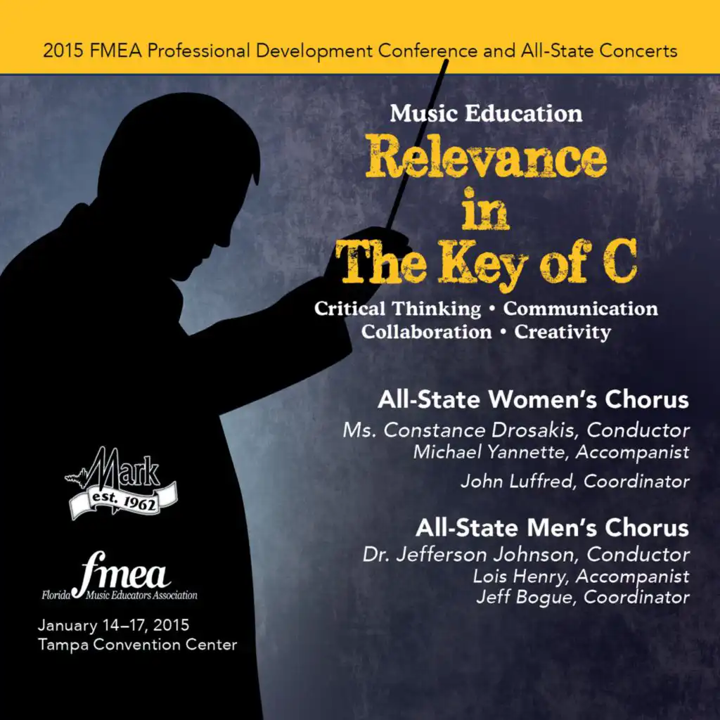 2015 Florida Music Educators Association (FMEA): All-State Women's Chorus & All-State Men's Chorus [Live]