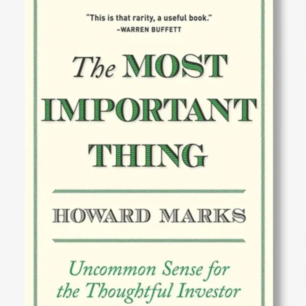 The Most Important Thing -Book Summary