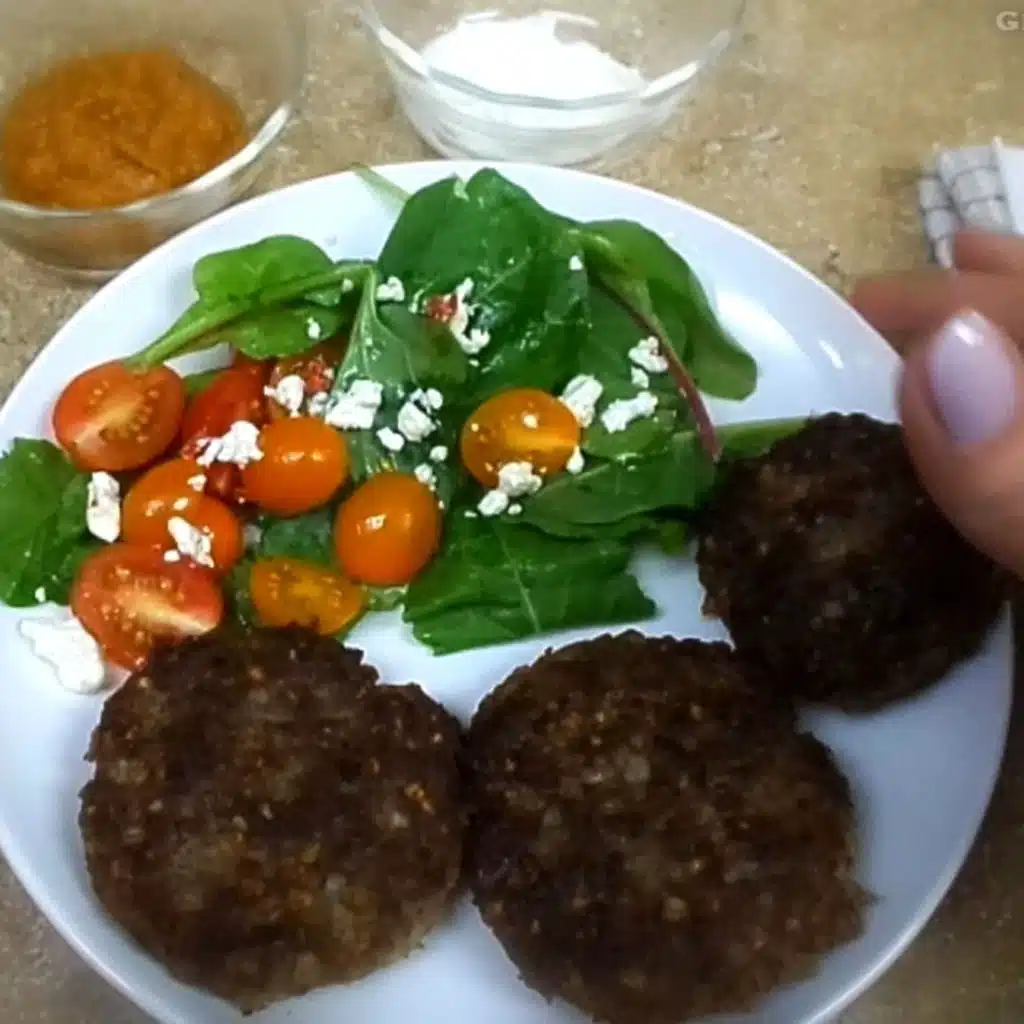 Cooking ASMR : Russian Beef and Buckwheat Patties. Soft Spoken. Back to Basics. Eating sounds.