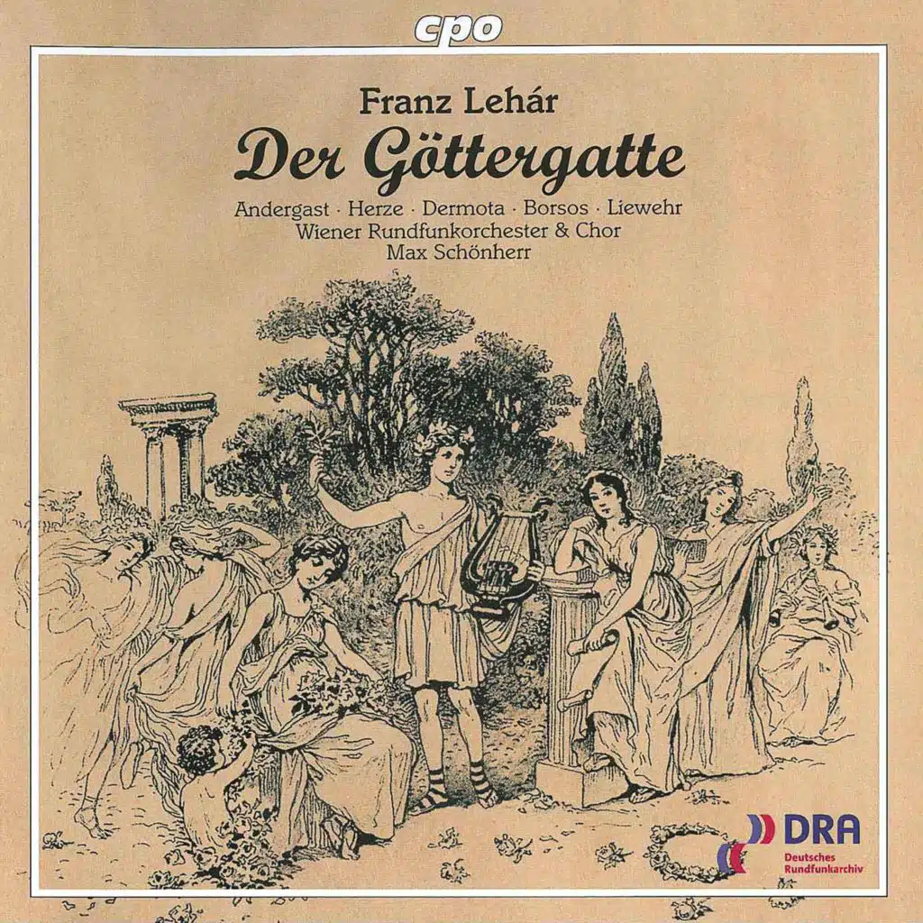 Der Göttergatte, Act III: Exzellenz, die festgläste kommen