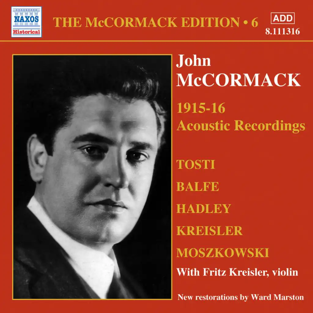 Mccormack, John: Mccormack Edition, Vol. 6: The Acoustic Recordings (1915-1916)