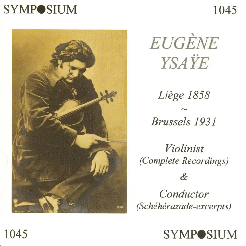 Camille DeCreus & Eugene Ysaye