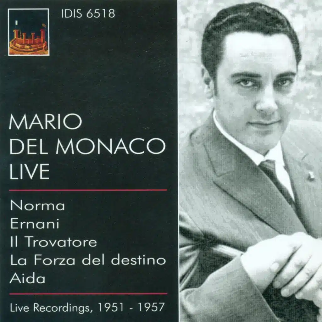 Opera Arias (Tenor): Del Monaco, Mario -  Bellini, V. / Verdi, G. (1951-1957)