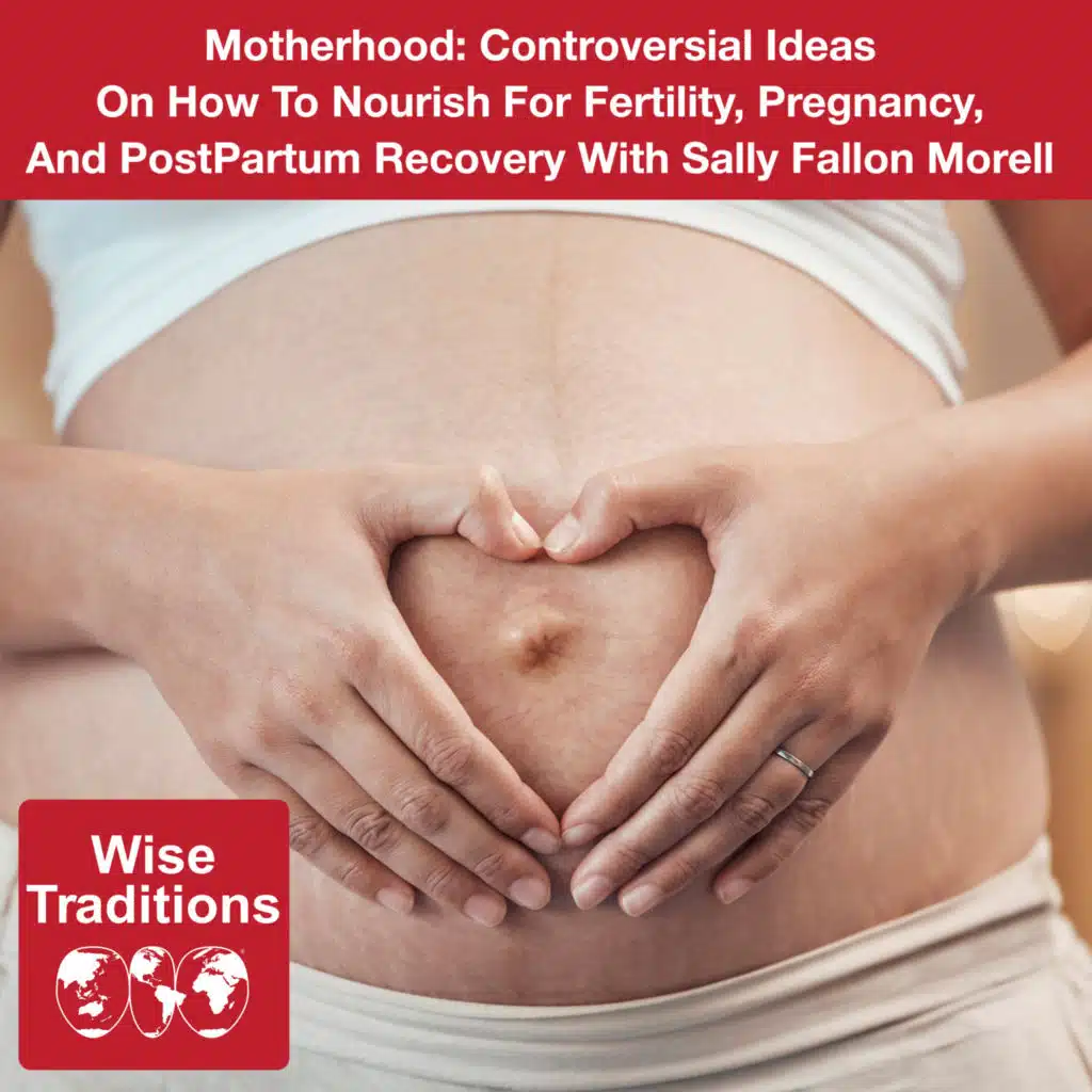 502: Motherhood: Controversial Ideas On How To Nourish For Fertility, Pregnancy, And PostPartum Recovery With Sally Fallon Morell