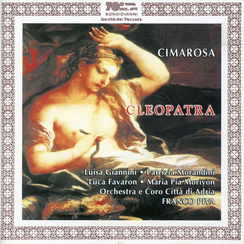La Cleopatra, Act I: La veggo, la ascolto