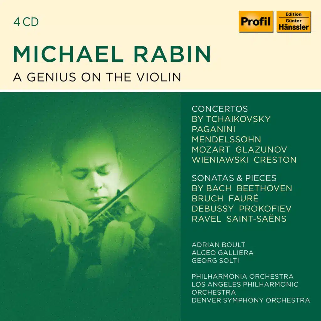Alceo Galliera / Philharmonia Orchestra / Michael Rabin