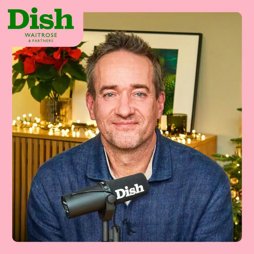 Matthew Macfadyen, porchetta with salsa verde & crackling and a Primitivo