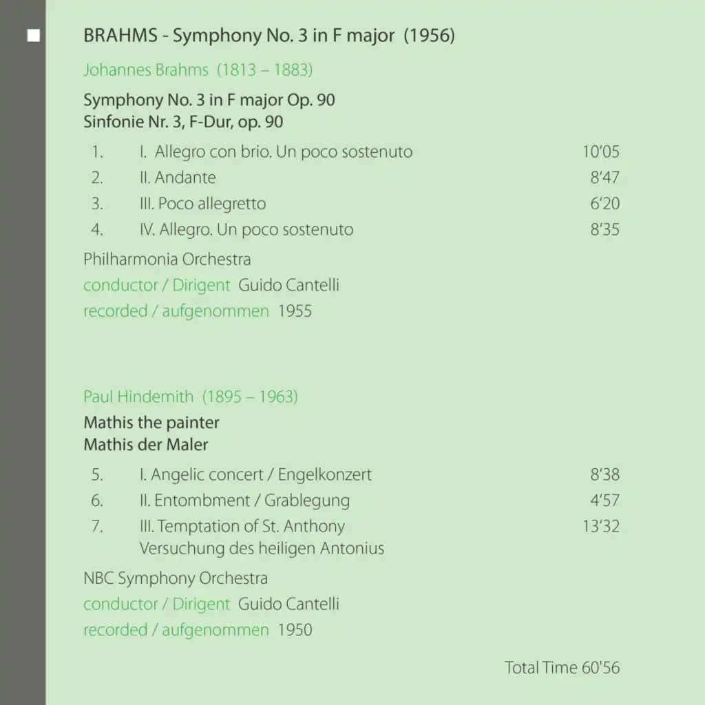 Symphony No. 3 in F Major, Op. 90: II. Andante