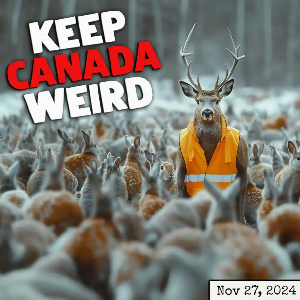KEEP CANADA WEIRD - Nov 27 2024 - an adorable invasion, a safe deer, and scammed swifties
