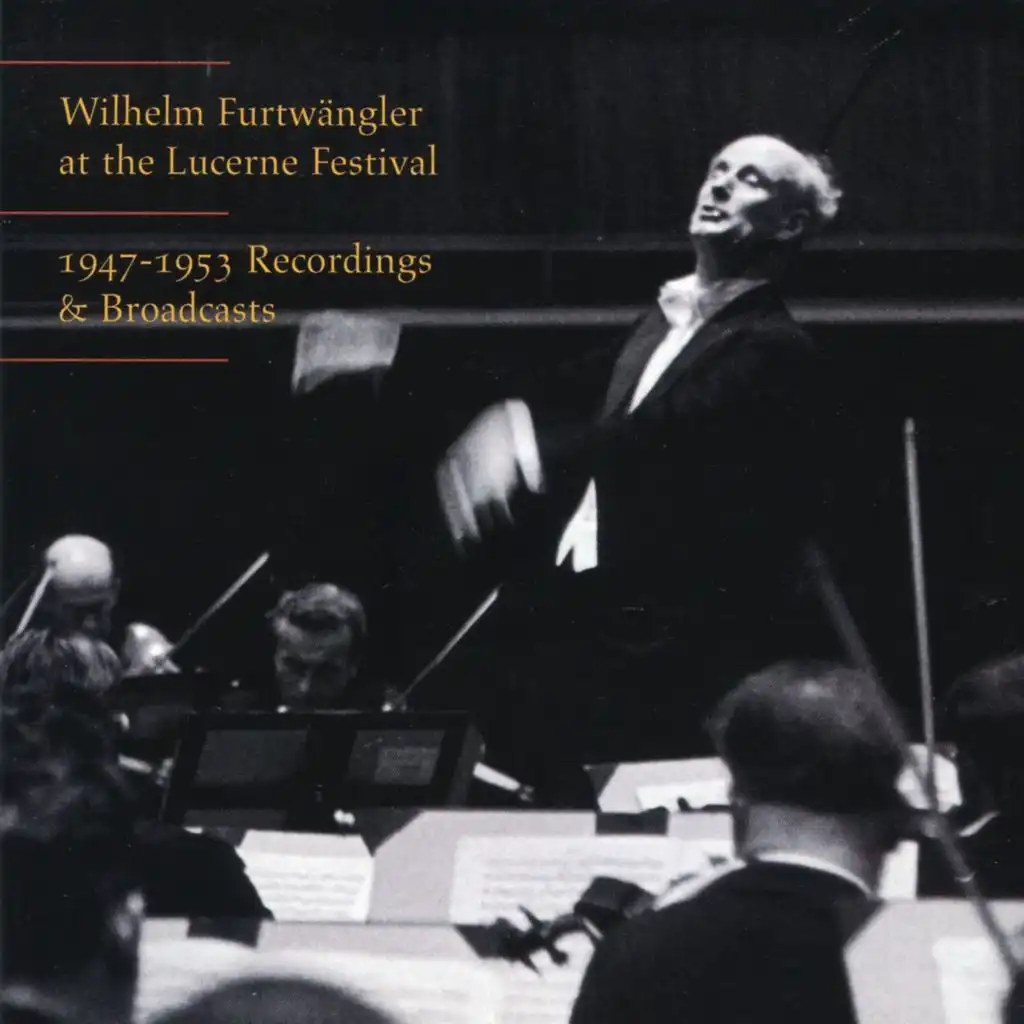 Wilhelm Furtwängler at the Lucerne Festival